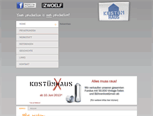 Tablet Screenshot of kostuemhaus.com
